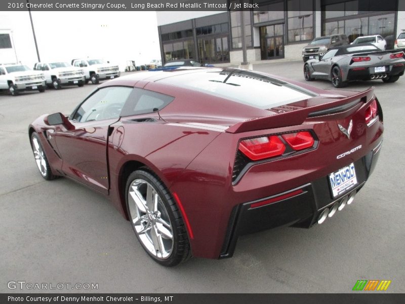 Long Beach Red Metallic Tintcoat / Jet Black 2016 Chevrolet Corvette Stingray Coupe