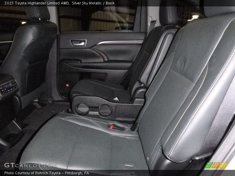 Silver Sky Metallic / Black 2015 Toyota Highlander Limited AWD