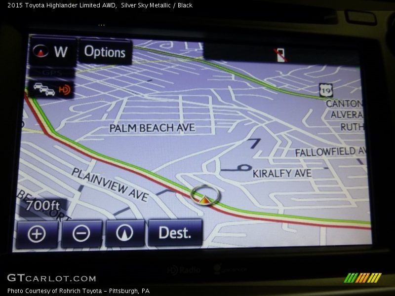 Silver Sky Metallic / Black 2015 Toyota Highlander Limited AWD