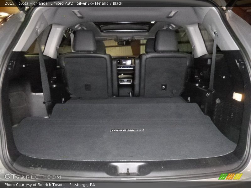 Silver Sky Metallic / Black 2015 Toyota Highlander Limited AWD