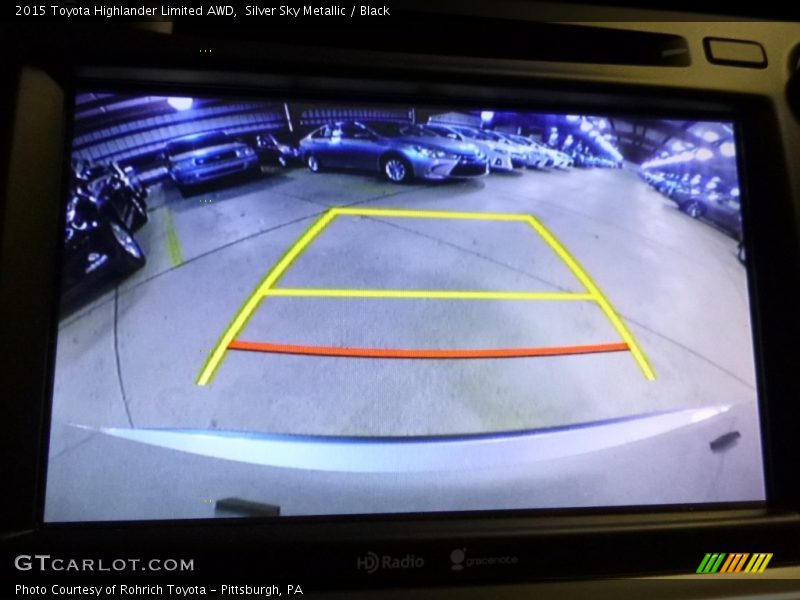 Silver Sky Metallic / Black 2015 Toyota Highlander Limited AWD