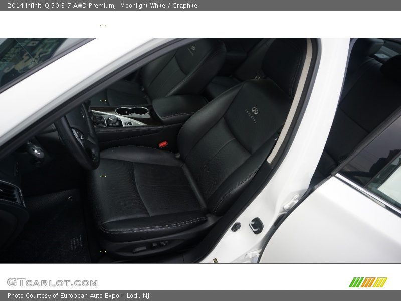Moonlight White / Graphite 2014 Infiniti Q 50 3.7 AWD Premium