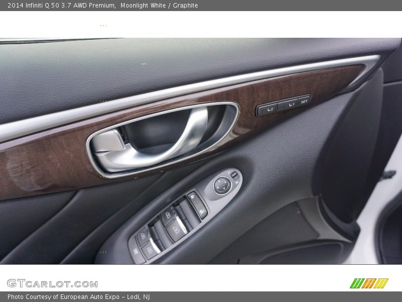 Moonlight White / Graphite 2014 Infiniti Q 50 3.7 AWD Premium