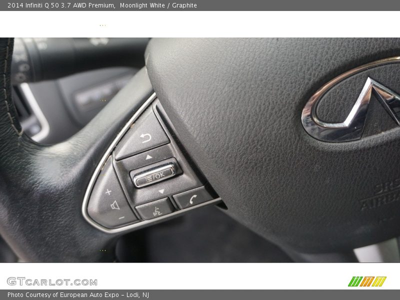 Moonlight White / Graphite 2014 Infiniti Q 50 3.7 AWD Premium