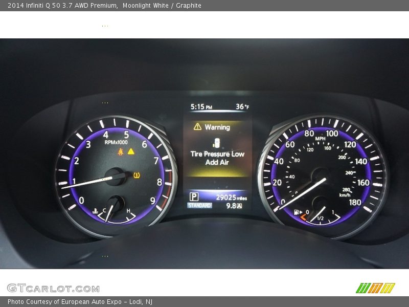 Moonlight White / Graphite 2014 Infiniti Q 50 3.7 AWD Premium