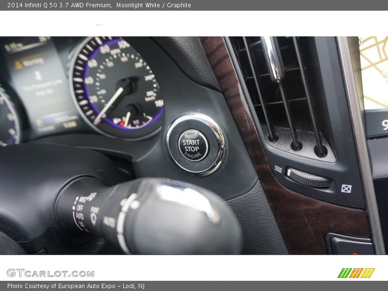 Moonlight White / Graphite 2014 Infiniti Q 50 3.7 AWD Premium