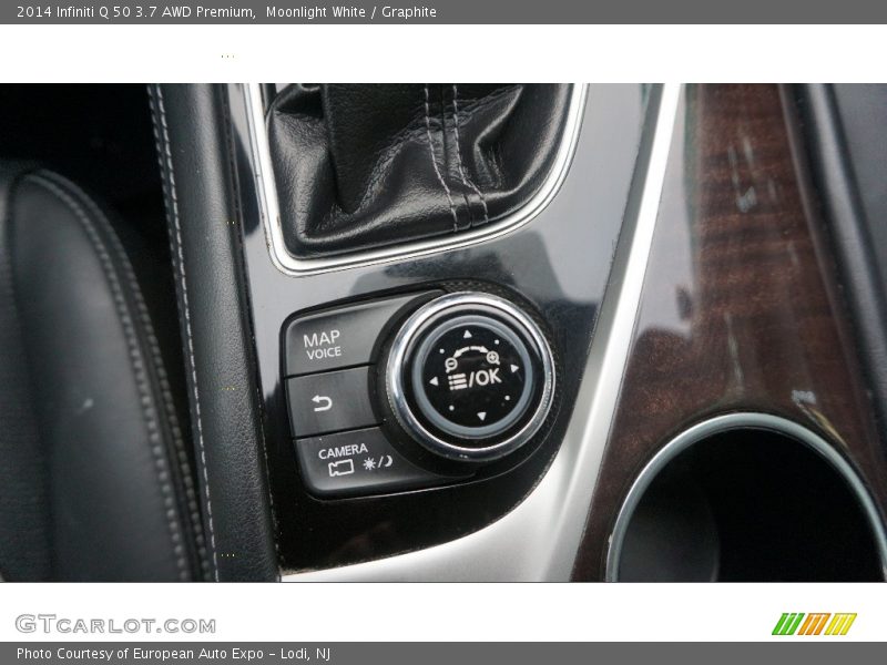 Moonlight White / Graphite 2014 Infiniti Q 50 3.7 AWD Premium