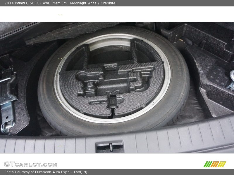 Moonlight White / Graphite 2014 Infiniti Q 50 3.7 AWD Premium