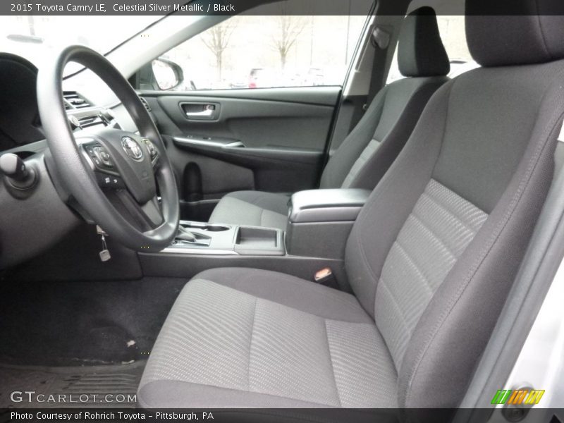 Celestial Silver Metallic / Black 2015 Toyota Camry LE