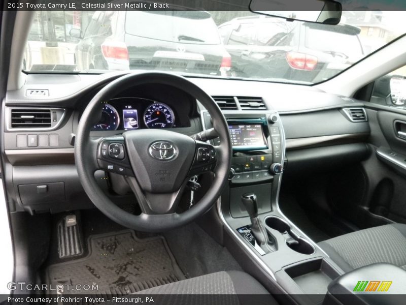 Celestial Silver Metallic / Black 2015 Toyota Camry LE