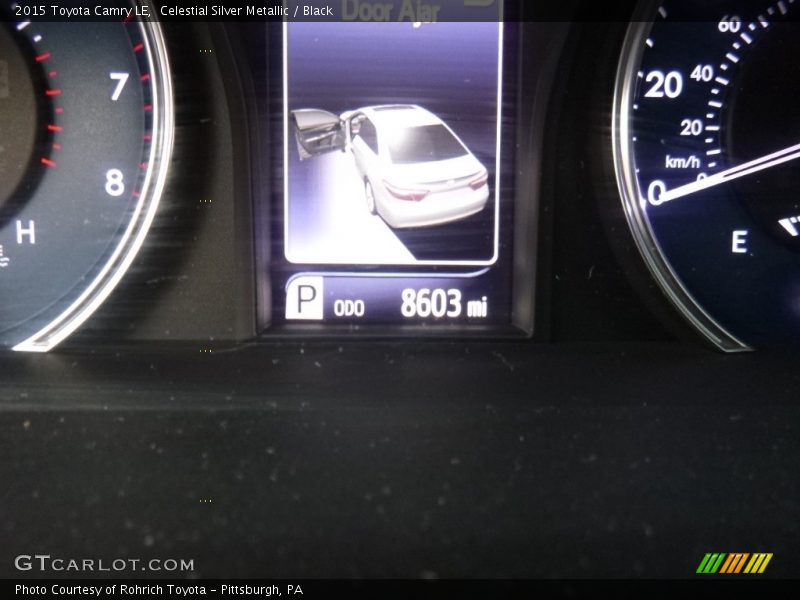 Celestial Silver Metallic / Black 2015 Toyota Camry LE