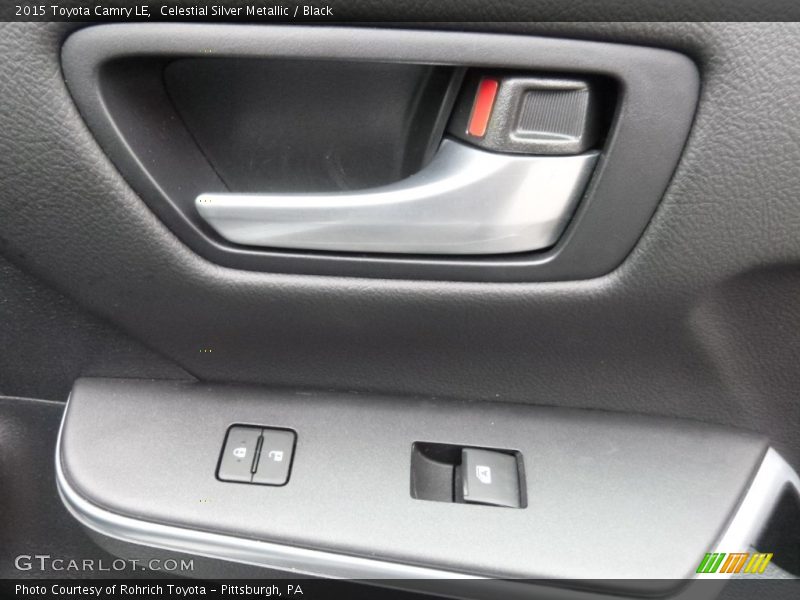 Celestial Silver Metallic / Black 2015 Toyota Camry LE