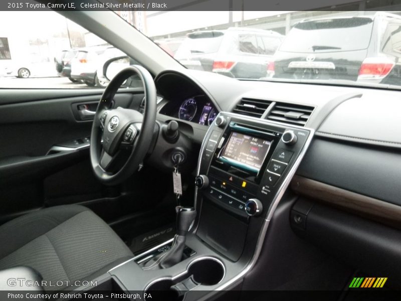 Celestial Silver Metallic / Black 2015 Toyota Camry LE