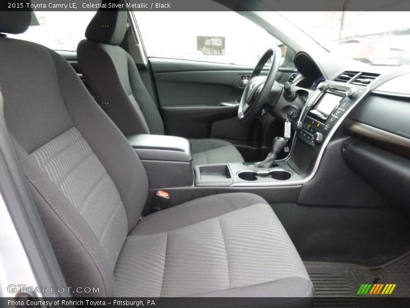 Celestial Silver Metallic / Black 2015 Toyota Camry LE