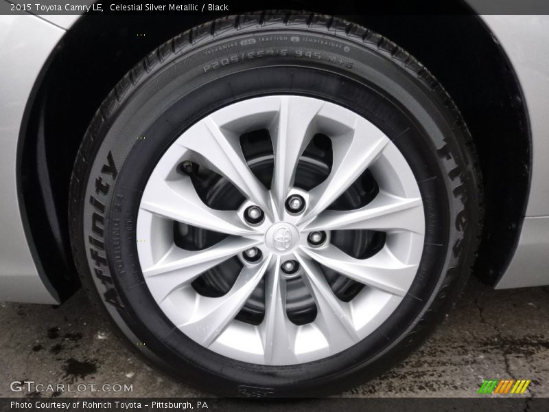 Celestial Silver Metallic / Black 2015 Toyota Camry LE