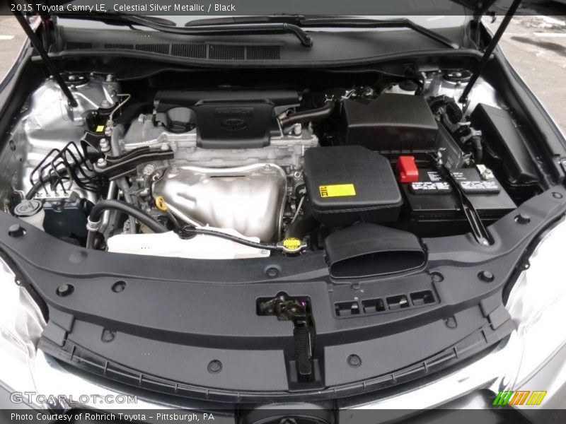 Celestial Silver Metallic / Black 2015 Toyota Camry LE
