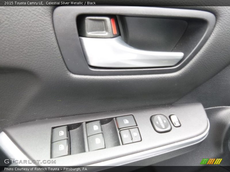 Celestial Silver Metallic / Black 2015 Toyota Camry LE