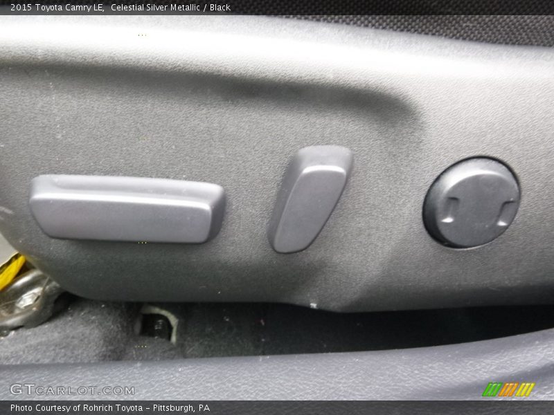 Celestial Silver Metallic / Black 2015 Toyota Camry LE