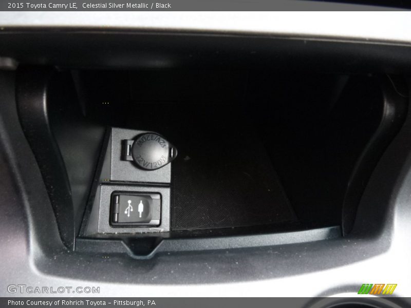 Celestial Silver Metallic / Black 2015 Toyota Camry LE