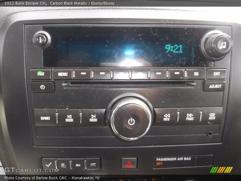 Carbon Black Metallic / Ebony/Ebony 2011 Buick Enclave CXL