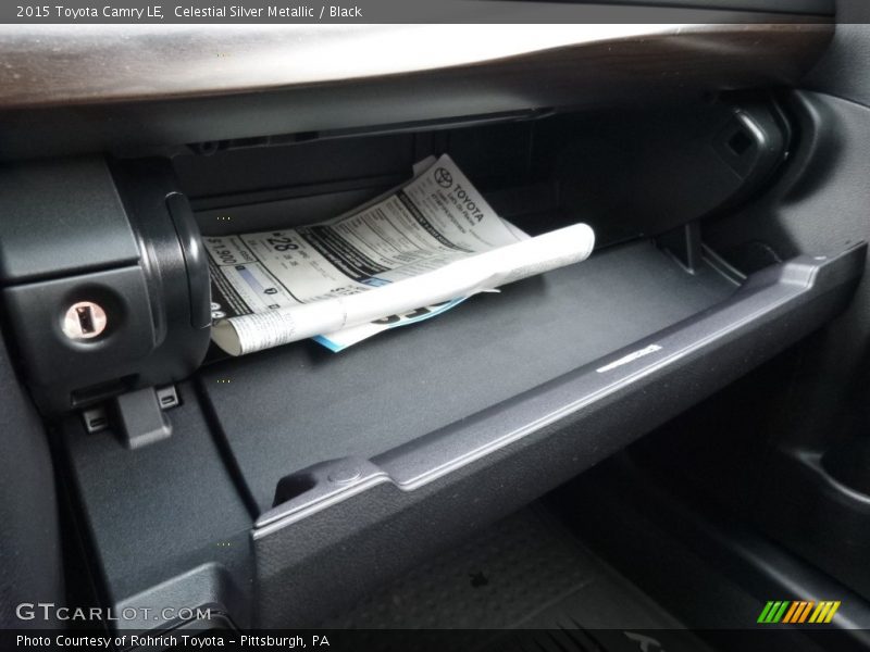 Celestial Silver Metallic / Black 2015 Toyota Camry LE