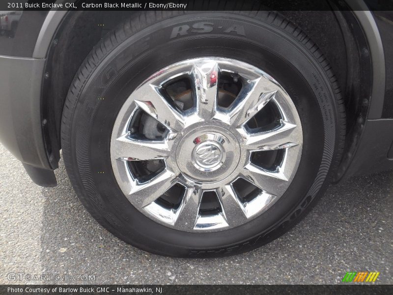 Carbon Black Metallic / Ebony/Ebony 2011 Buick Enclave CXL