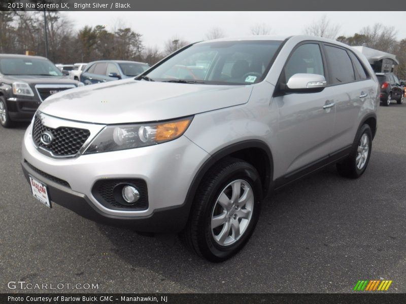 Bright Silver / Black 2013 Kia Sorento LX