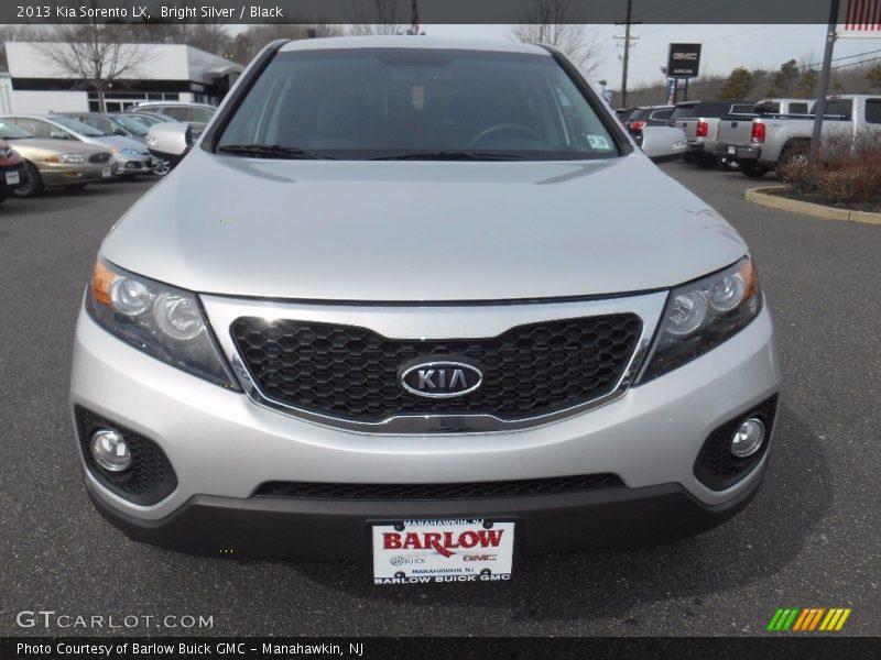 Bright Silver / Black 2013 Kia Sorento LX
