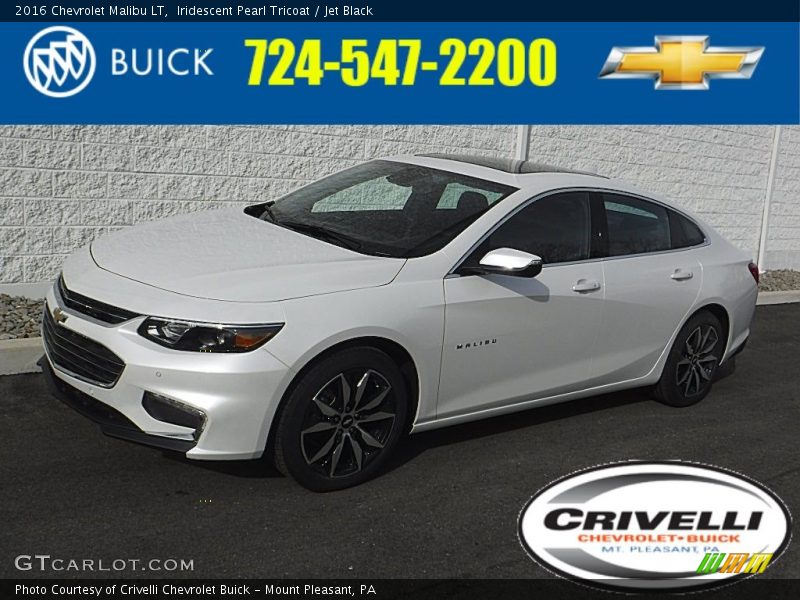 Iridescent Pearl Tricoat / Jet Black 2016 Chevrolet Malibu LT