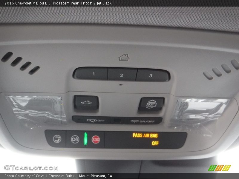 Iridescent Pearl Tricoat / Jet Black 2016 Chevrolet Malibu LT