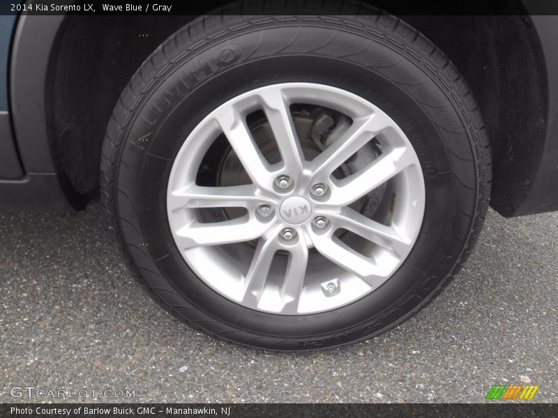 Wave Blue / Gray 2014 Kia Sorento LX