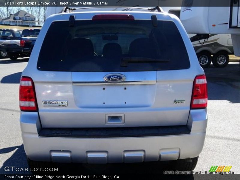 Ingot Silver Metallic / Camel 2010 Ford Escape Limited V6