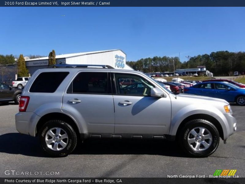Ingot Silver Metallic / Camel 2010 Ford Escape Limited V6