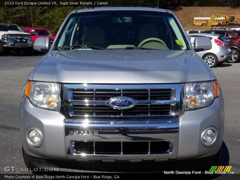 Ingot Silver Metallic / Camel 2010 Ford Escape Limited V6