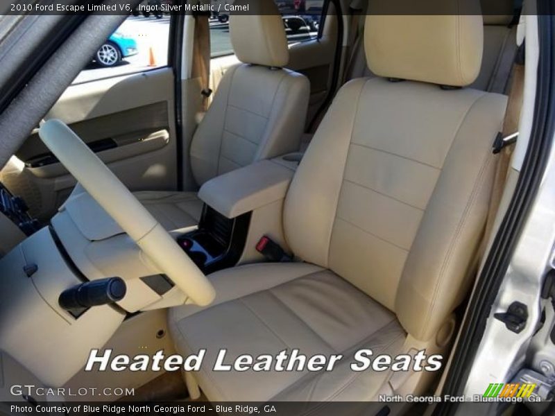 Ingot Silver Metallic / Camel 2010 Ford Escape Limited V6