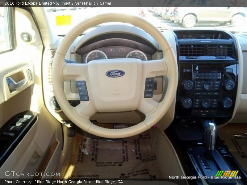 Ingot Silver Metallic / Camel 2010 Ford Escape Limited V6