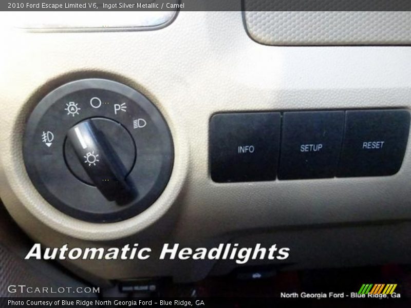 Ingot Silver Metallic / Camel 2010 Ford Escape Limited V6