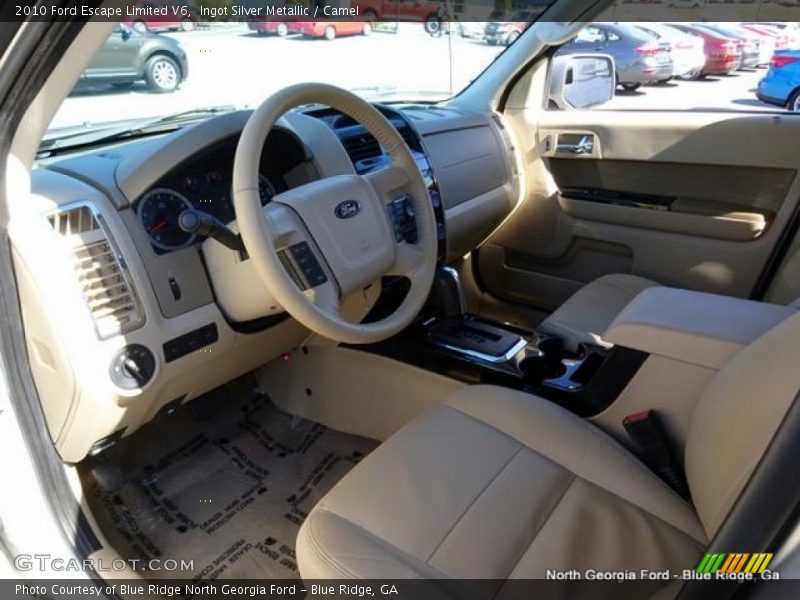 Ingot Silver Metallic / Camel 2010 Ford Escape Limited V6