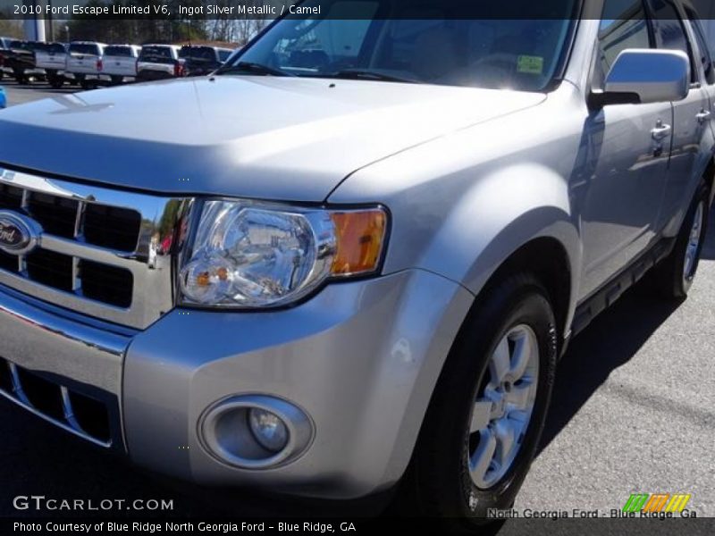 Ingot Silver Metallic / Camel 2010 Ford Escape Limited V6