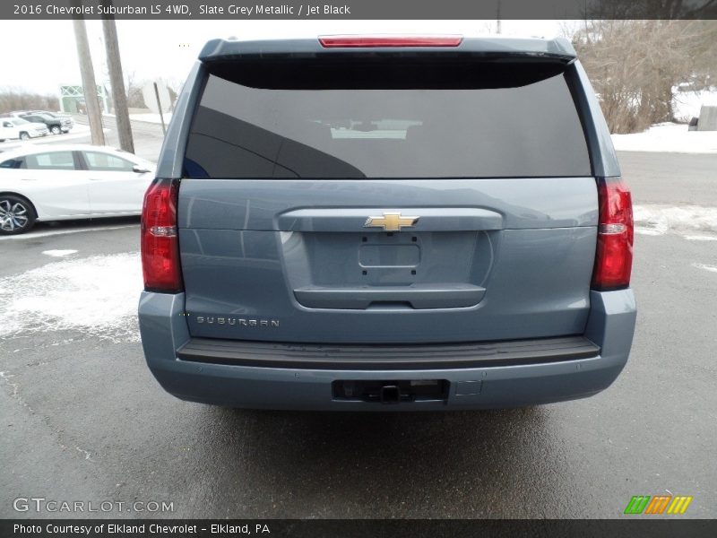 Slate Grey Metallic / Jet Black 2016 Chevrolet Suburban LS 4WD