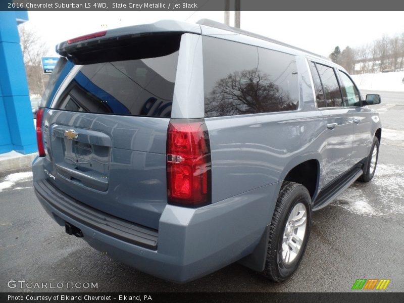 Slate Grey Metallic / Jet Black 2016 Chevrolet Suburban LS 4WD