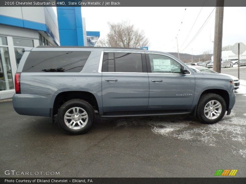 Slate Grey Metallic / Jet Black 2016 Chevrolet Suburban LS 4WD