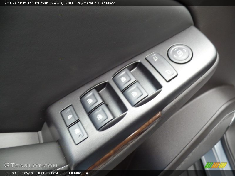 Slate Grey Metallic / Jet Black 2016 Chevrolet Suburban LS 4WD