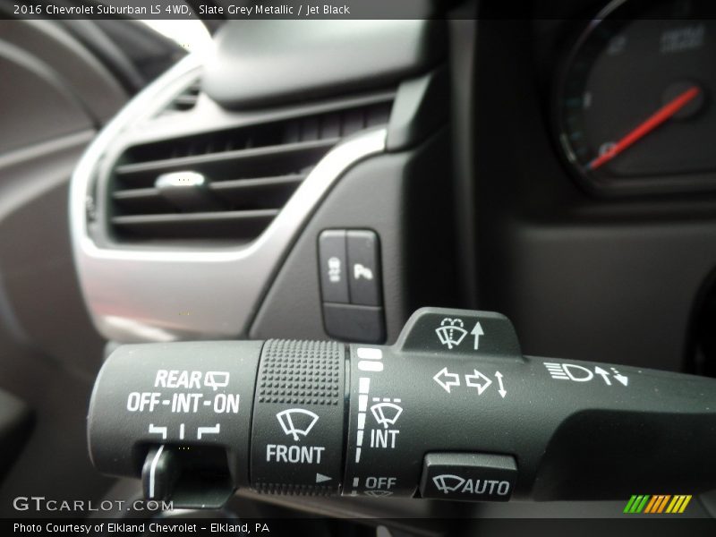 Slate Grey Metallic / Jet Black 2016 Chevrolet Suburban LS 4WD