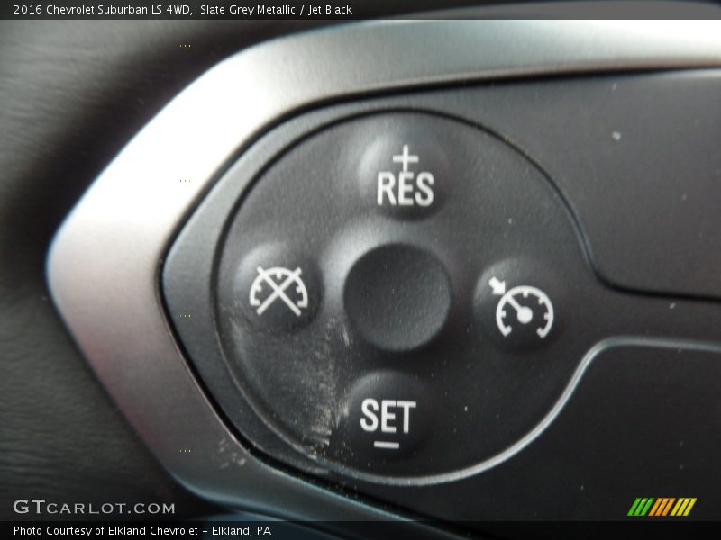 Slate Grey Metallic / Jet Black 2016 Chevrolet Suburban LS 4WD