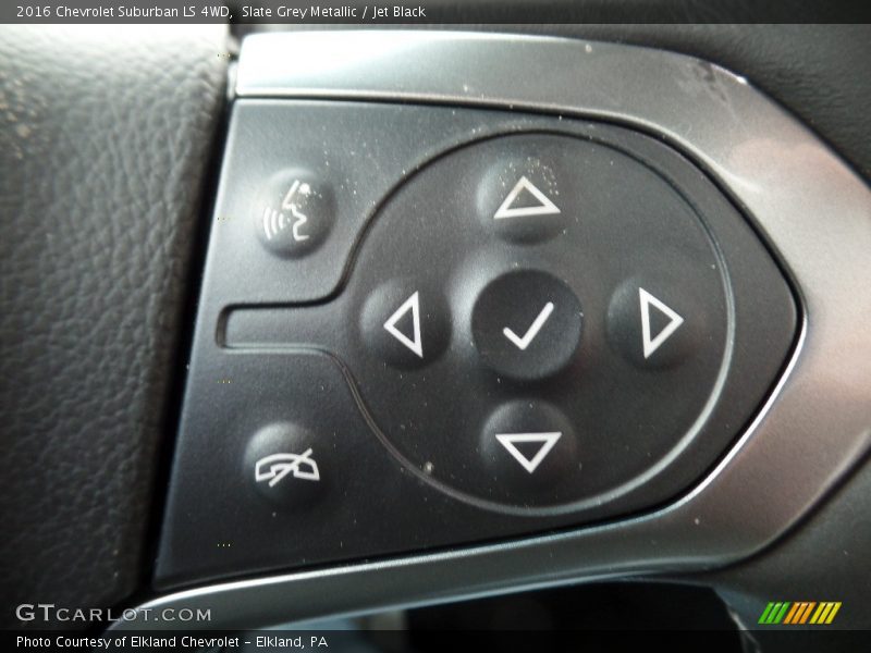 Slate Grey Metallic / Jet Black 2016 Chevrolet Suburban LS 4WD