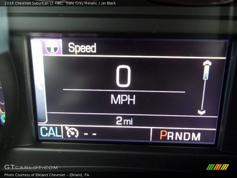 Slate Grey Metallic / Jet Black 2016 Chevrolet Suburban LS 4WD