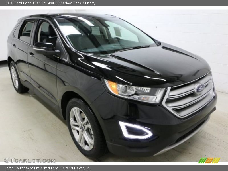 Shadow Black / Ebony 2016 Ford Edge Titanium AWD