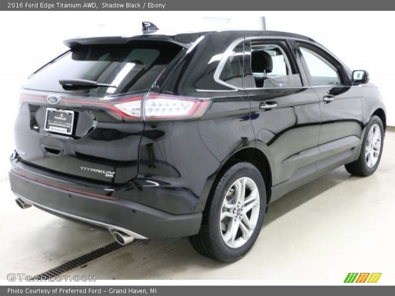 Shadow Black / Ebony 2016 Ford Edge Titanium AWD