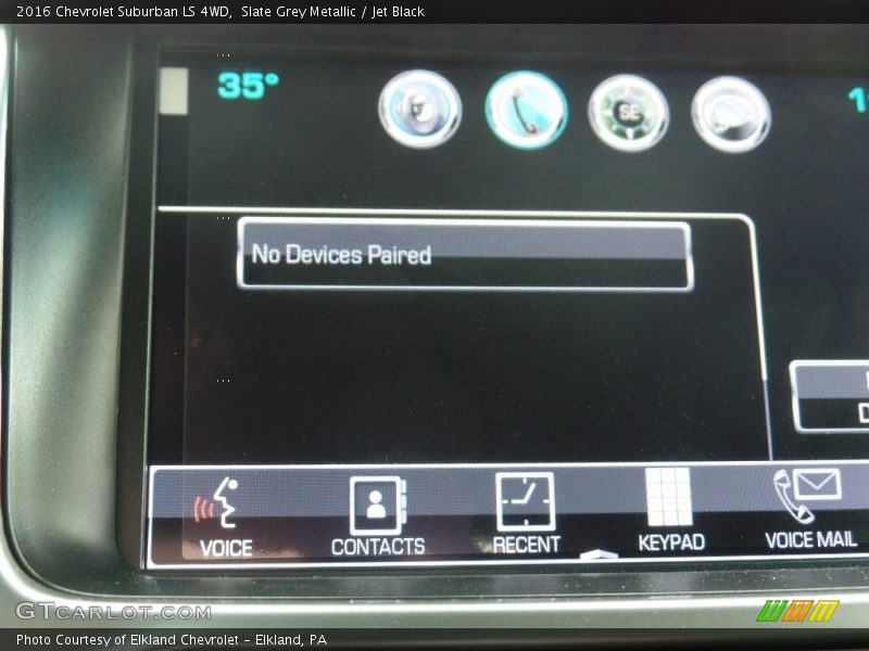 Slate Grey Metallic / Jet Black 2016 Chevrolet Suburban LS 4WD